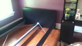 Ikea Malm Bed Assembly Tips and Tricks tutorial for use with box spring mattress [upl. by Eachelle]