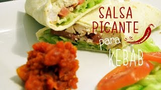 SALSA PICANTE PARA KEBAB receta fácil [upl. by Isleen]