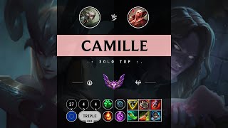 Camille Top vs Vladimir  EUW Master Patch 1411 [upl. by Arait47]