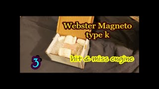 Webster Magneto type K hit and miss engine three [upl. by Ennej40]