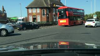 Target Roundabout from A40 Central London taking 3rd exit right to Harrow A312 Southall test route [upl. by Acinok]