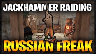 JACKHAMMER RAIDING a RUSSIAN FREAK  Profit or Fail 55  Rust Raids Vanilla [upl. by Glanti]