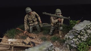 How to make a diorama  Tutorial  Scale 135 US Anti Tank Team [upl. by Oona]