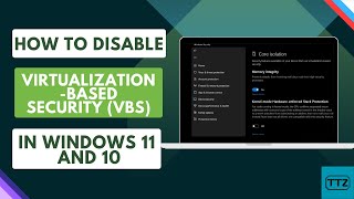 How to Disable VBS on Windows 11 or 10 Permanently  Boost Gaming Performance [upl. by Hahnke]