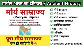 मौर्य साम्राज्य  मौर्य काल का इतिहास  mauryan empire  maurya vansh  study vines official [upl. by Elockcin]