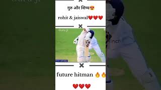 Rohit sharma and yashasvi jaiswal😍rohitsharma yashasvijaiswal viratkohli msd ipl [upl. by Demakis100]