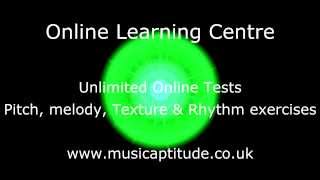 Music Aptitude Tests Online [upl. by Oniram]