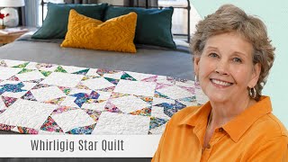 How to Make a Whirligig Star Quilt  Free Quilting Tutorial [upl. by Soilisav]