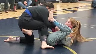 Brazilian JiuJItsu Samantha quotThe Valkyriequot Valkenhaus Extreme Grappling Open Armbar Submission [upl. by Blancha113]