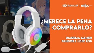 Diadema Gamer Pandora H350 USB de REDRAGON unboxing [upl. by Esirahs727]