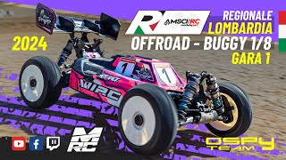 18 RC BUGGY NITROECO  GARA 1  REGIONALE LOMBARDIA 2024  OSPY TEAM [upl. by Eiznik]