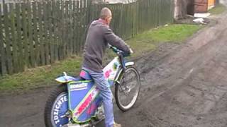 SpeedWay zuzel  Wiejski crash Siwy [upl. by Elie]