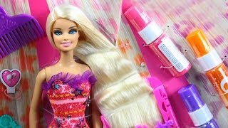 Barbie Hairtastic Color amp Design Studio  Salon Fryzjerski Barbie  wwwMegaDyskontpl  sklep [upl. by Mccandless]