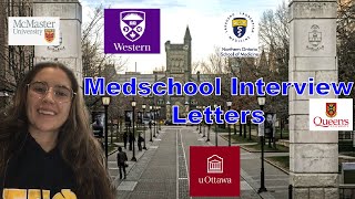 Opening My Medschool Interview Letters [upl. by Aicnatsnoc978]