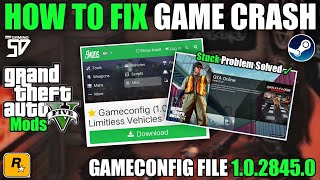 GTA V  HOW TO UPDATE GAMECONFIG 1028450 VERSION WITHOUT GAME CRASHING  SHIVAXD  2K23 [upl. by Vanderhoek21]