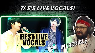 Incredible  Kim Taehyung BTS V  Best Live Vocals  Reaction [upl. by Woolley745]