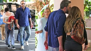 Jennifer Lopez amp Ben Affleck Reunite Amid Divorce Drama – BacktoSchool Night Sighting [upl. by Lawan]