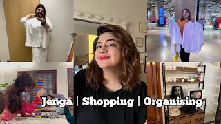 Unboxing My Organiser Rack  We Went Shopping amp Played Jenga  I Lost  GlossipsVlogs [upl. by Johathan]