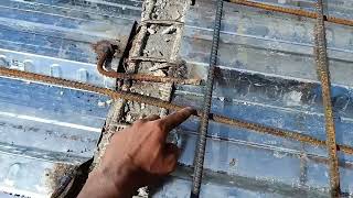 Magandang paraan sa pag kabit nga Steel Deck  Steel deck installation  web type steel deck [upl. by Paugh]