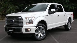 2015 Ford F150 Platinum FX4 Start Up Test Drive and In Depth Review [upl. by Amrita]