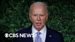 Biden holding major press conference amid calls to end 2024 campaign [upl. by Ajat738]