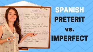 Spanish Past Tense Preterite Vs Imperfect One More Thing [upl. by Darooge]