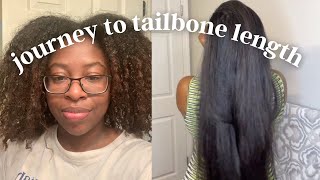 how Im growing my hair to tailbone length in 10 steps [upl. by Ida]