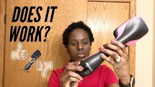 DOES IT WORK REVLON ONE STEP DRYER AND STYLER ON TWA 4C HAIR 2019 [upl. by Nylram]