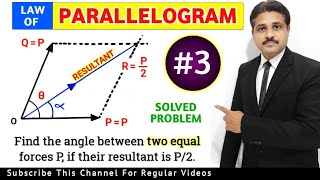 LAW OF PARALLELOGRAM OF FORCES TO FIND RESULTANT LECTURE4 IN HINDI ENGINEERING MECHANICS [upl. by Holton241]