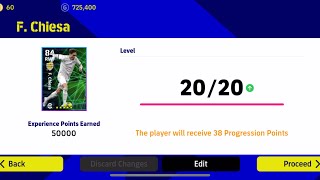 How To Train F CHIESA to max level in efootball 2023 5 STAR Nomination CONTRACT [upl. by Aletha]