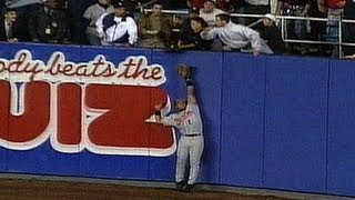 Jeffrey Maier catches Derek Jeters home run in Game 1 of the 1996 ALCS [upl. by Alaster756]