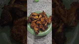 Hot wings we had last night Delish😋 boiledampbroiled verygood [upl. by Kean]