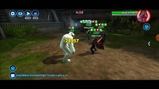 3v3 Wampa L9 Wampa attack again P up vs TrenchJangoDooku ability block 58 banners [upl. by Nikolas216]