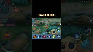 LAYLA BUILD ✅ mobilelegends mlbb shorts [upl. by Stevana858]