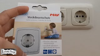 How to install socket protectors child safety plug outlet socket covers Step by Step [upl. by Luas]