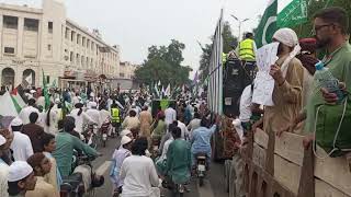 Lahore Pakistan azadi march discover the view azadi march ralii [upl. by Alihs]