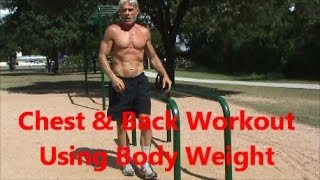 Chest amp Back Workout Using Body Weight  Part 1 [upl. by Eduardo759]