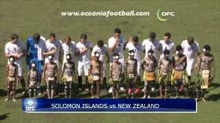 2016 OFC NATIONS CUP  New Zealand vs Solomon Islands [upl. by Leonie]