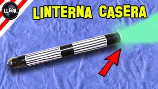 💡Como Hacer una Linterna🔦 Casera  Fácil de Hacer Pruebalo 🔥 [upl. by Aden]