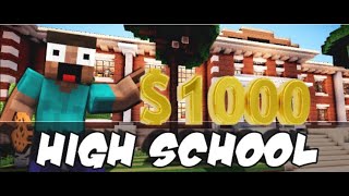 1000 school in MINECRAFT minecraft schools [upl. by Waers]