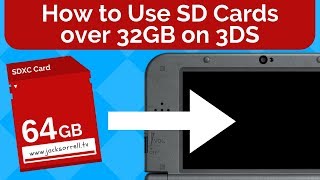 How to Use SD Cards Over 32GB on Nintendo 3DS [upl. by Etteuqaj]