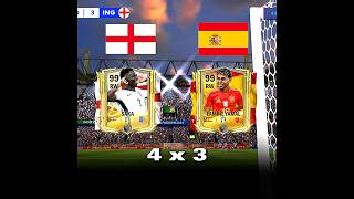 Inglaterra x Espanha fcmobile fifamobile fifa eafc [upl. by Garrity]