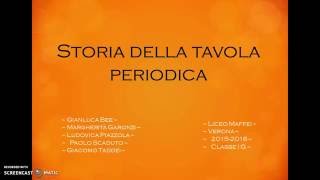 Storia della Tavola periodica [upl. by Maiah446]