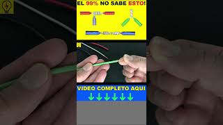 APRENDA HACER EMPALMES ELECTRICOS COMO UN PROFESIONAL [upl. by Adlig]