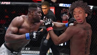 FRANCIS NGANNOU va til éteindre ANTHONY JOSHUA [upl. by Misab]