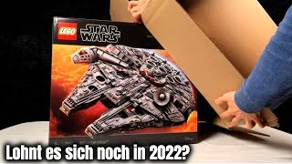 Unboxing des größten LEGO Star Wars Sets  UCS Millennium Falcon Set 75192 [upl. by Kcirdot]