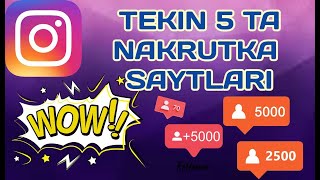 Bepul instagram saytlar soniyalar ichida nakrutka [upl. by Christye]