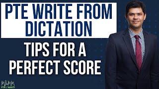 PTE Write From Dictation Tips For a Perfect Score  PTE WFD Tips and Strategies [upl. by Turtle]