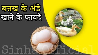 बत्तख के अंडे खाने के फायदे  Benefits of Eating Duck Eggs  Sinha Officcial [upl. by Kalikow]