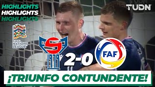 Highlights  Islas Feroe 20 Andorra  UEFA Nations League 2020  TUDN [upl. by Guthrey]